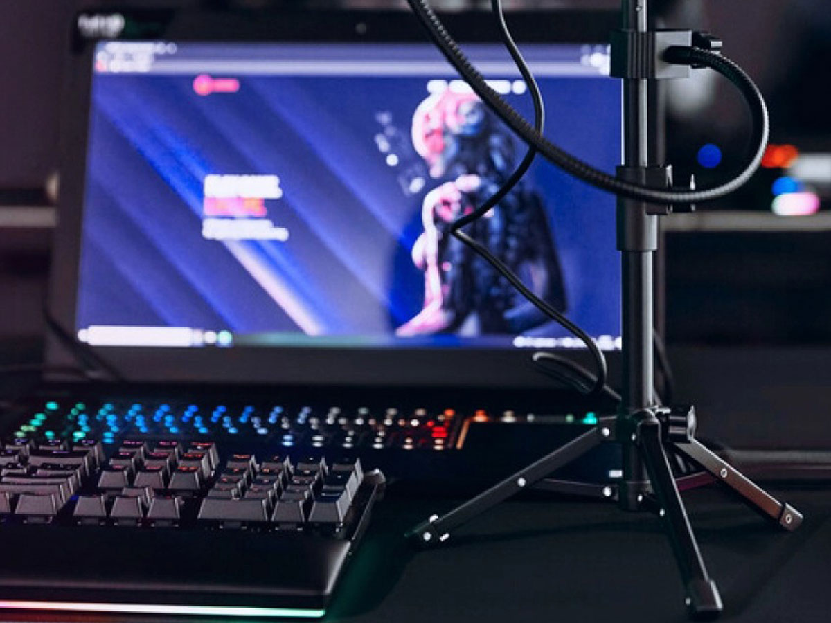 Mikrofon gamingowy Lorgar Voicer 721 Czarny - Lifestyle-Grafik