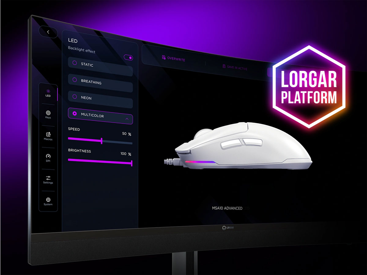 Lorgar MSA10 USB LED RGB