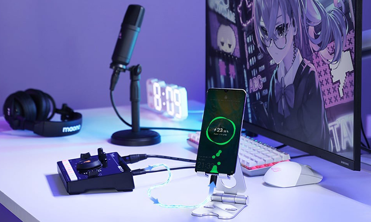 Mikser audio i karta dźwiękowa Maono AMC2 Neo - Grafika lifestyle