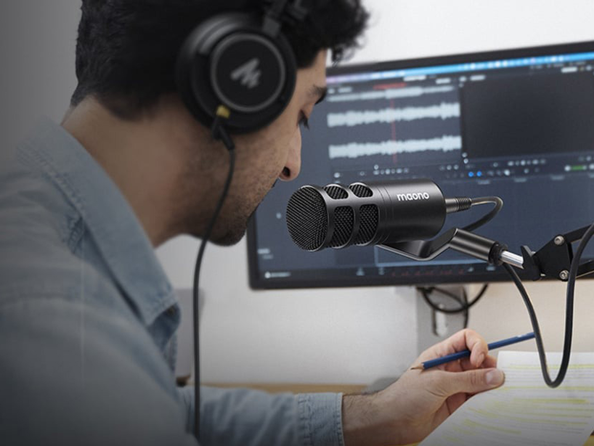 Mikrofon Maono PD100 Schwarz - Lifestyle-Grafik