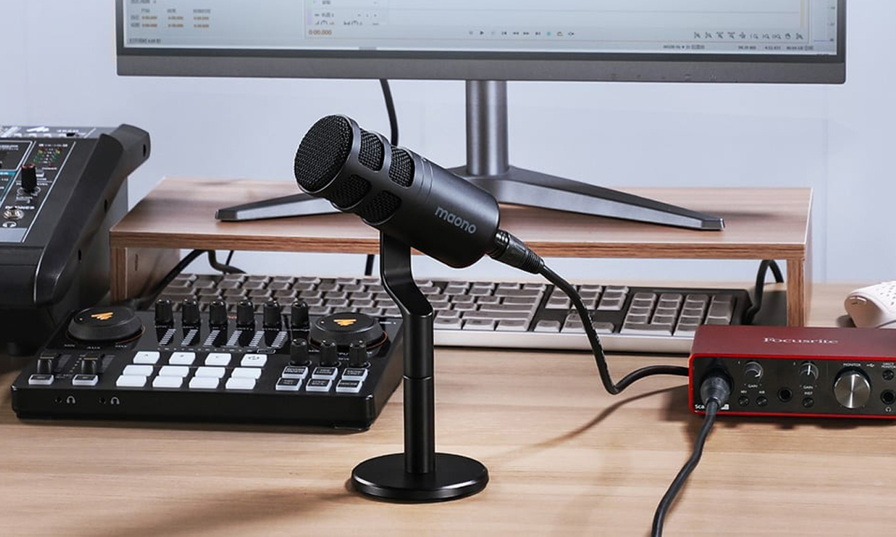 Mikrofon Maono PD100 Schwarz - Lifestyle-Grafik