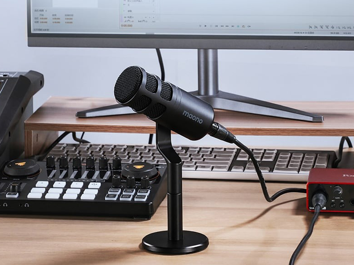 Mikrofon Maono PD100 Schwarz - Lifestyle-Grafik