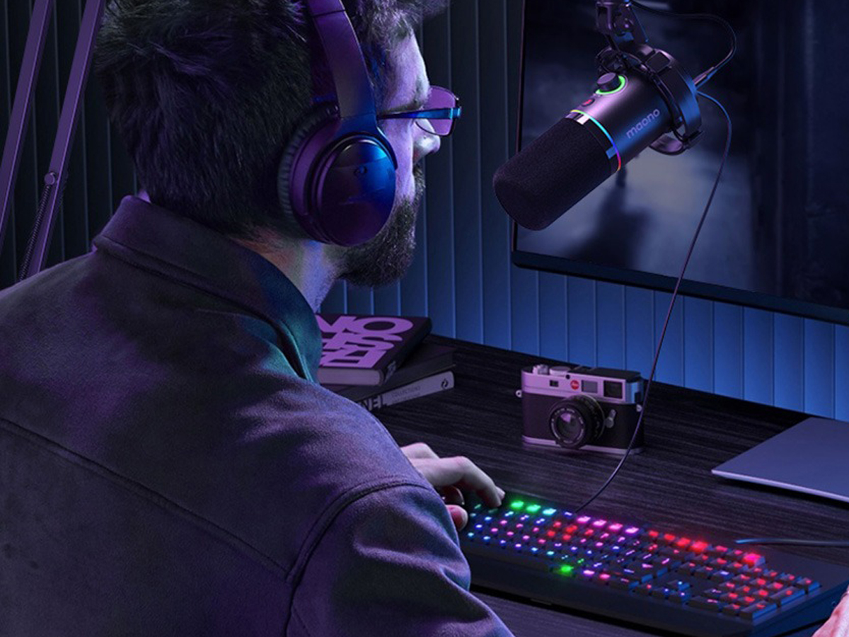 Dynamisches Mikrofon Maono PD200XS Schwarz - Lifestyle-Grafik