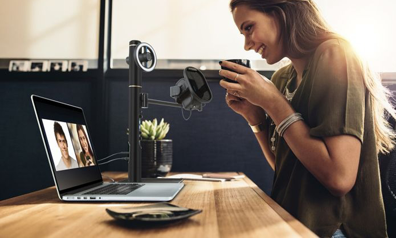 Leistungsstarkes Mikrofon mit Elektretmembran