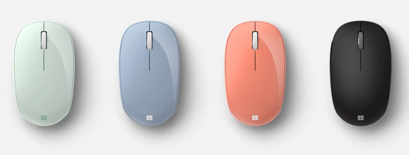 Microsoft Bluetooth Mouse in Pastellblau