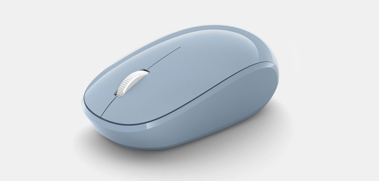 Microsoft Bluetooth Mouse in Pastellblau