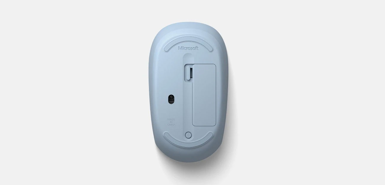 Microsoft Bluetooth Mouse in Pastellblau