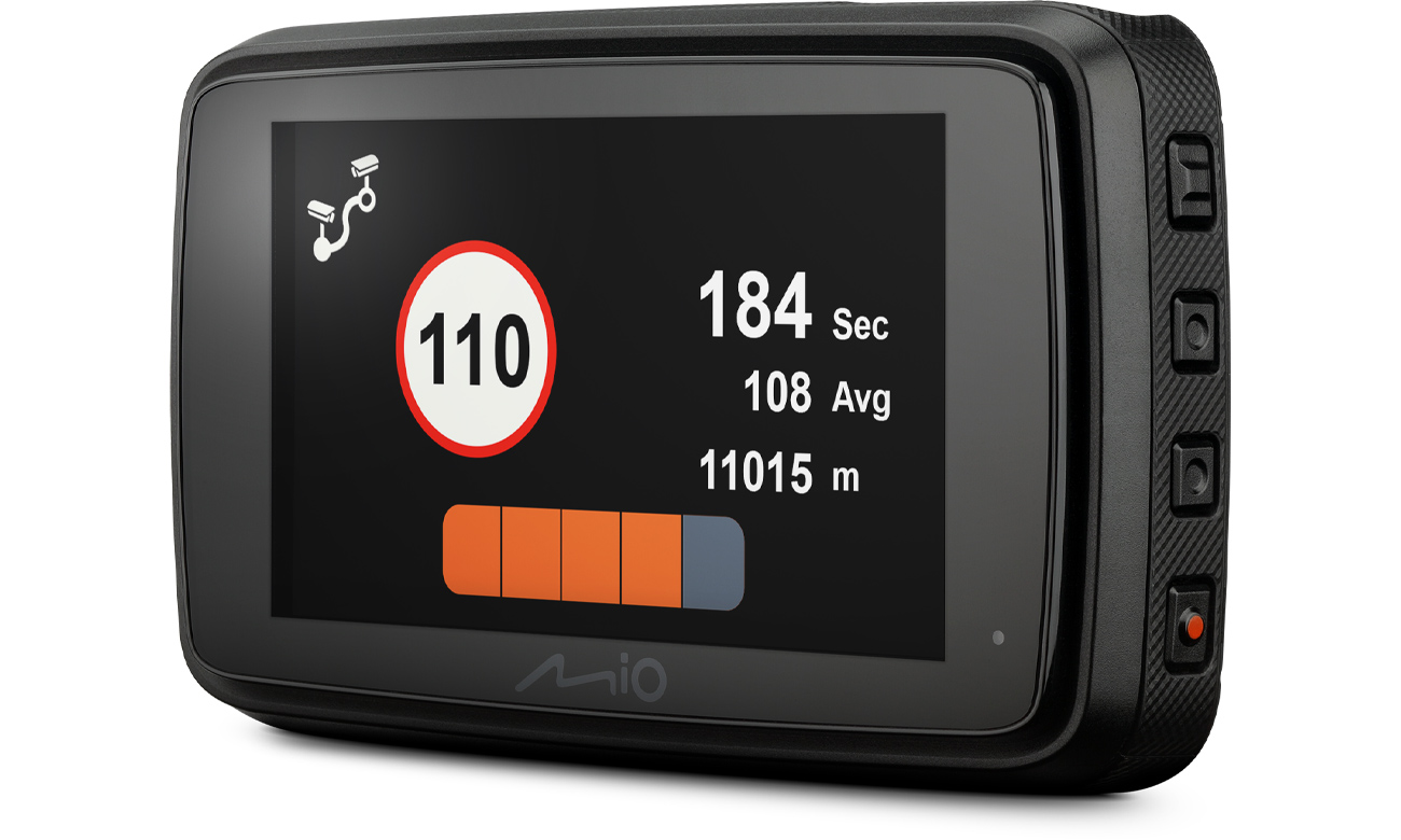 Warnung vor Abschnittsgeschwindigkeitsmessung