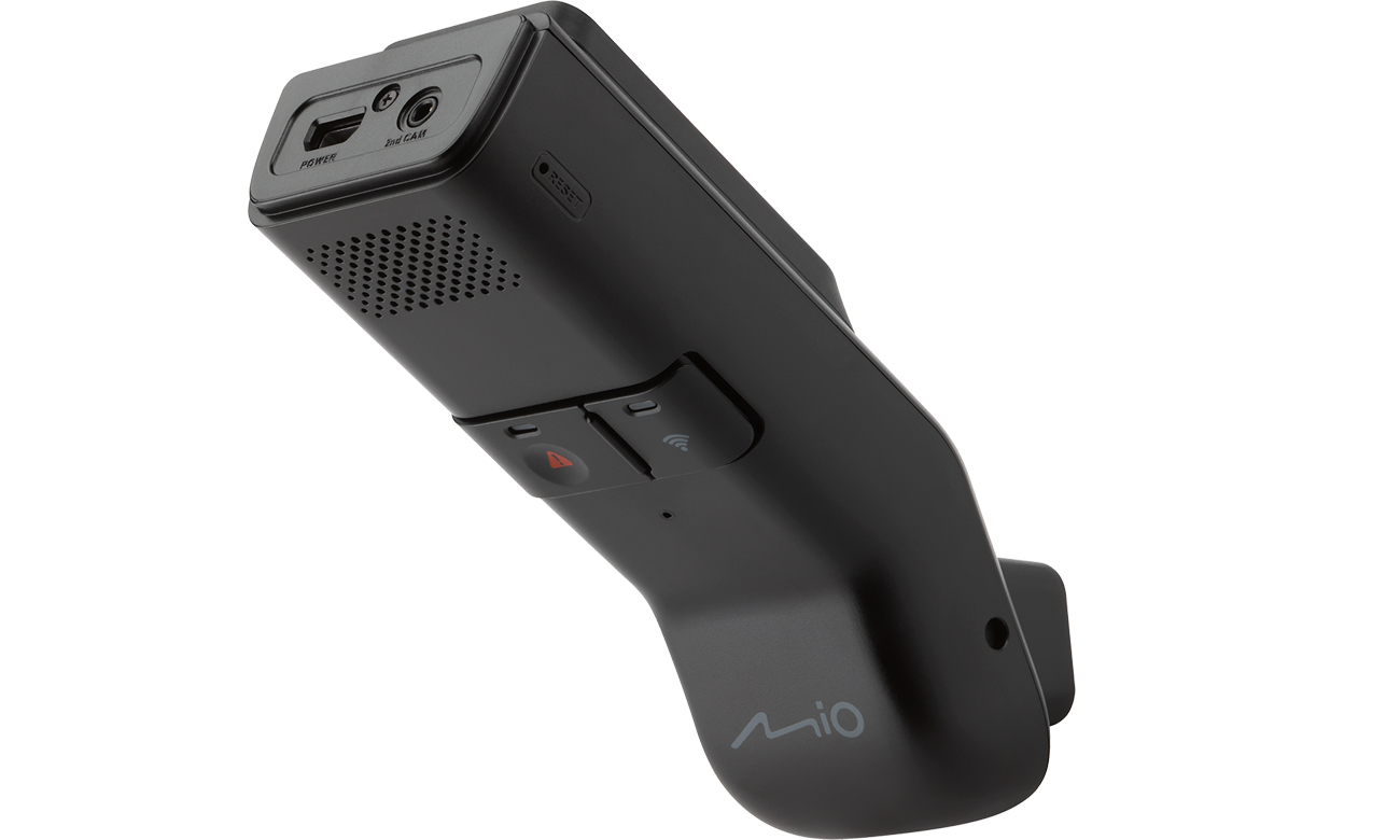 Dashcam Mio MiVue J756DS - Rückansicht im Winkel