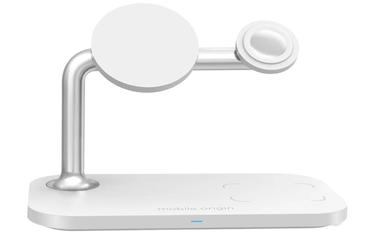 Mobile Origin 3-in-1 Wireless Charger Schwarz