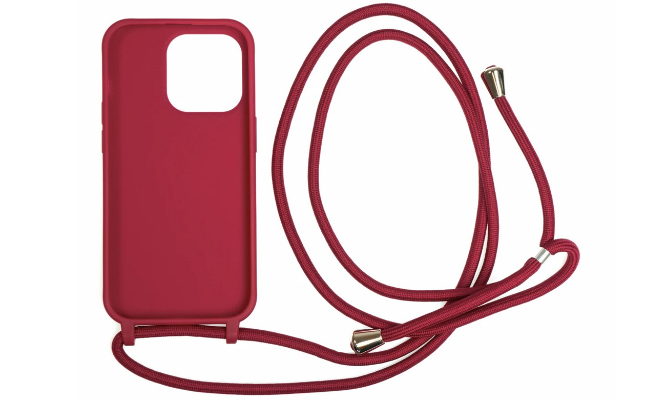 Etui Mobile Origin Lanyard für iPhone 14 Pro Rot - Allgemeine Ansicht