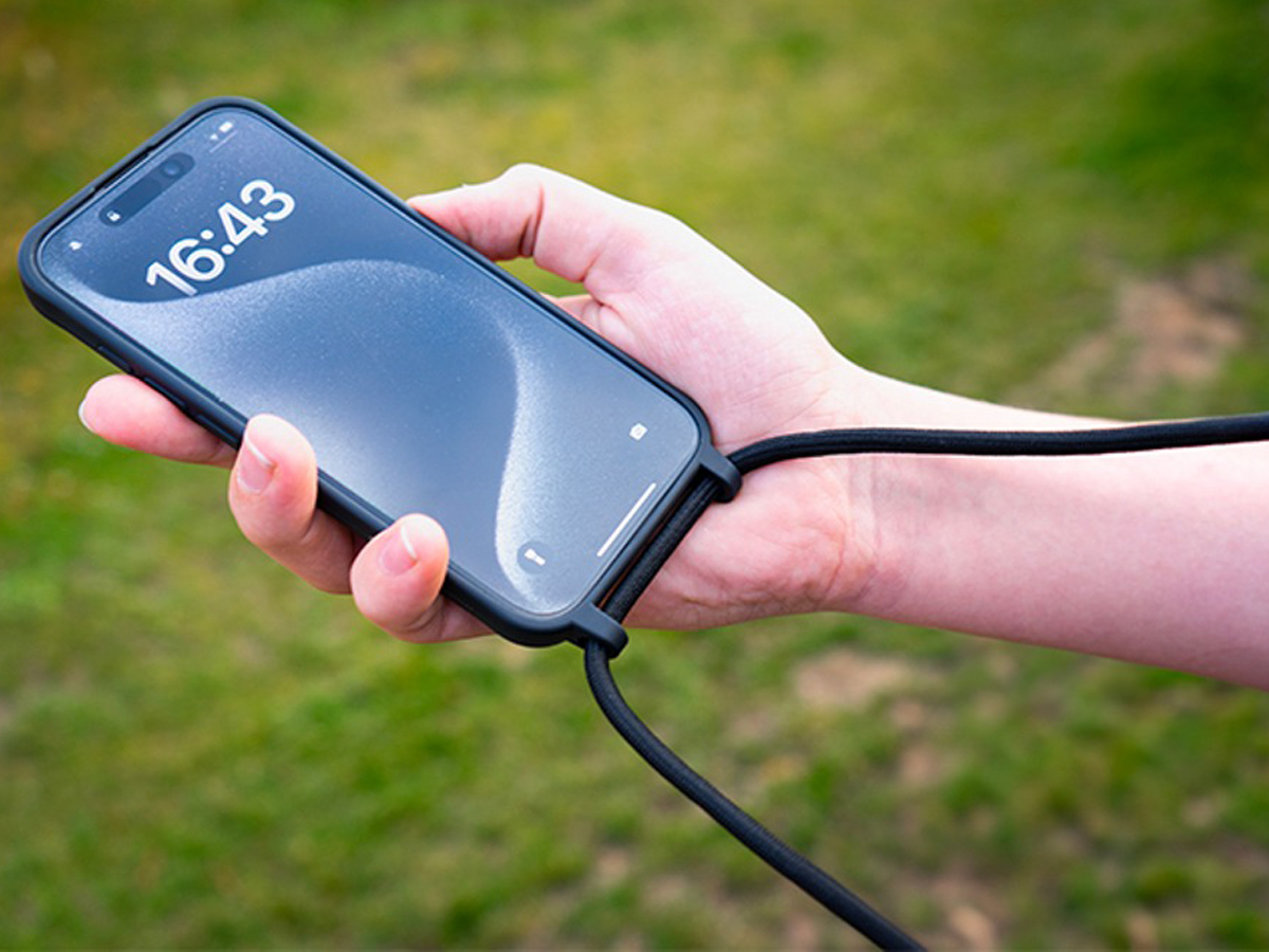 Mobile Origin Lanyard Hülle für iPhone 14 Pro - Lifestyle Grafik