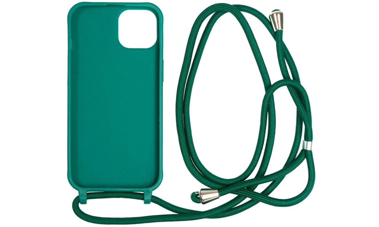 Mobile Origin Lanyard Hülle für iPhone 14 Dunkelgrün - Allgemeine Ansicht