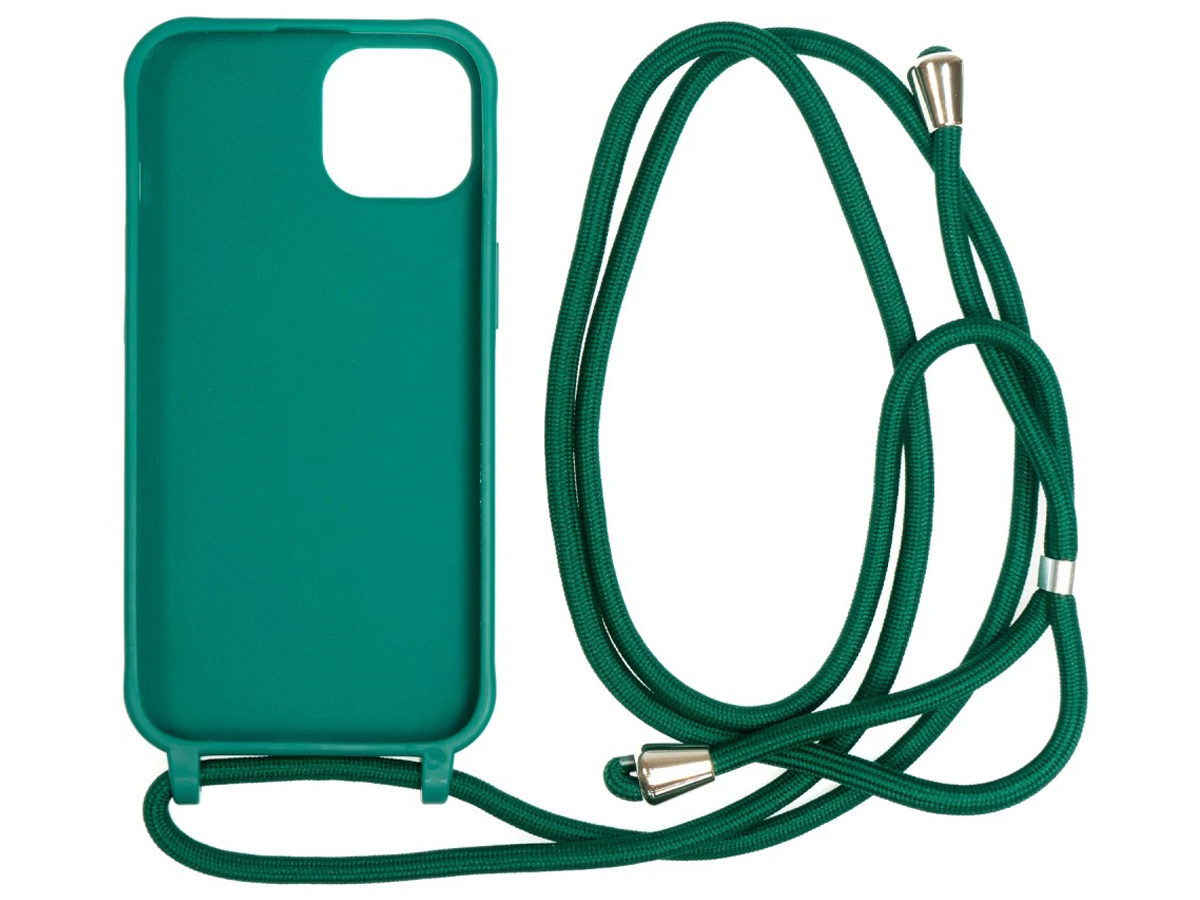 Mobile Origin Lanyard Hülle für iPhone 14 Dunkelgrün - Allgemeine Ansicht