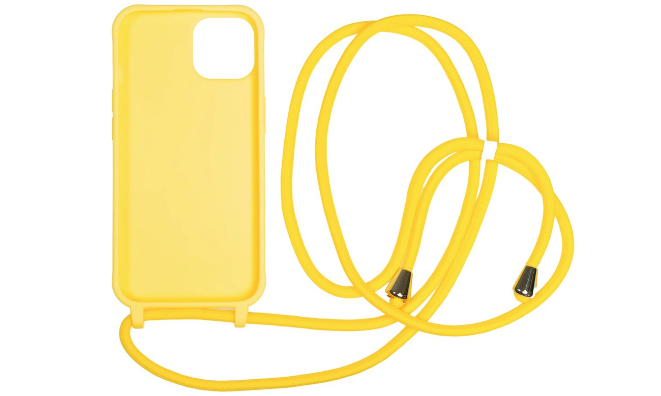 Mobile Origin Lanyard Hülle für iPhone 14 Gelb - Allgemeine Ansicht