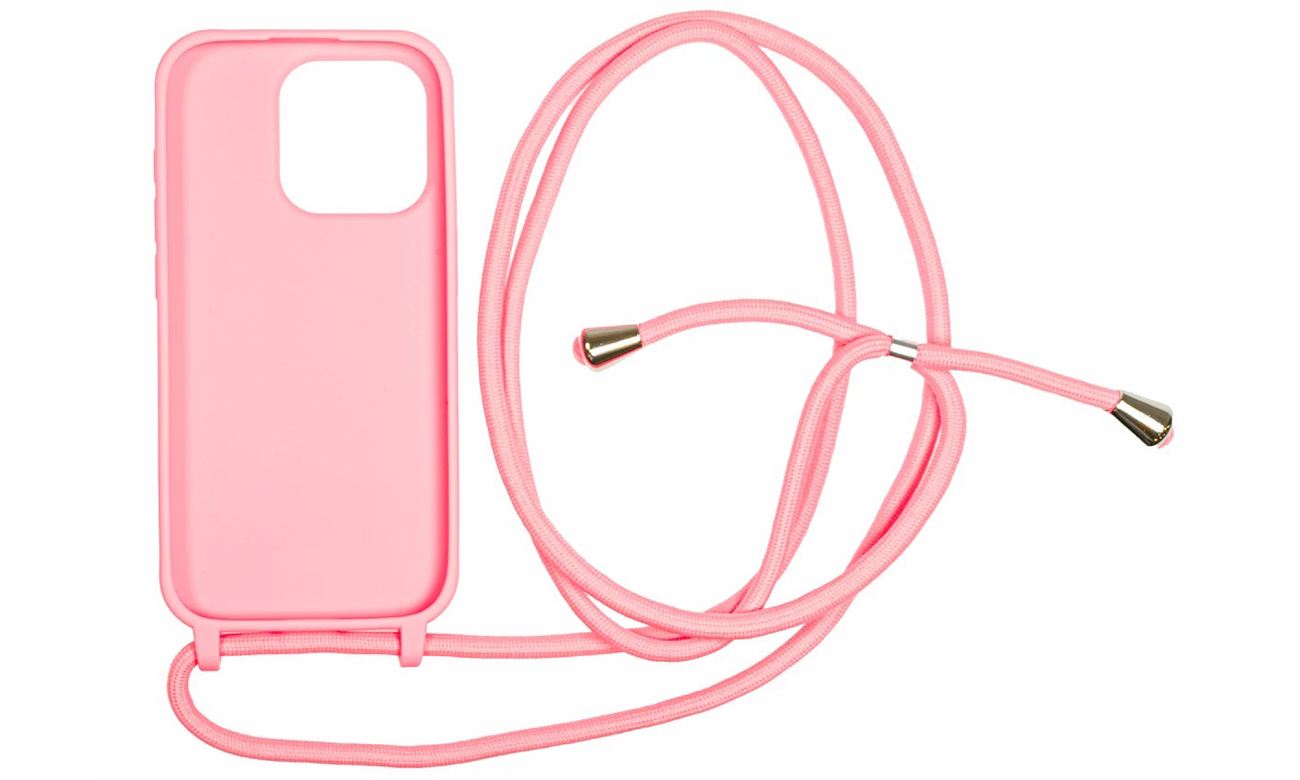 Etui Mobile Origin Lanyard do iPhone 15 Pro Różowe - Widok ogólny