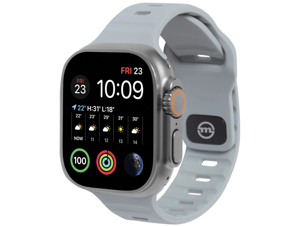 Mobile Origin Strap für Apple Watch 49/45/44/42mm Hellgrau - Allgemeine Ansicht