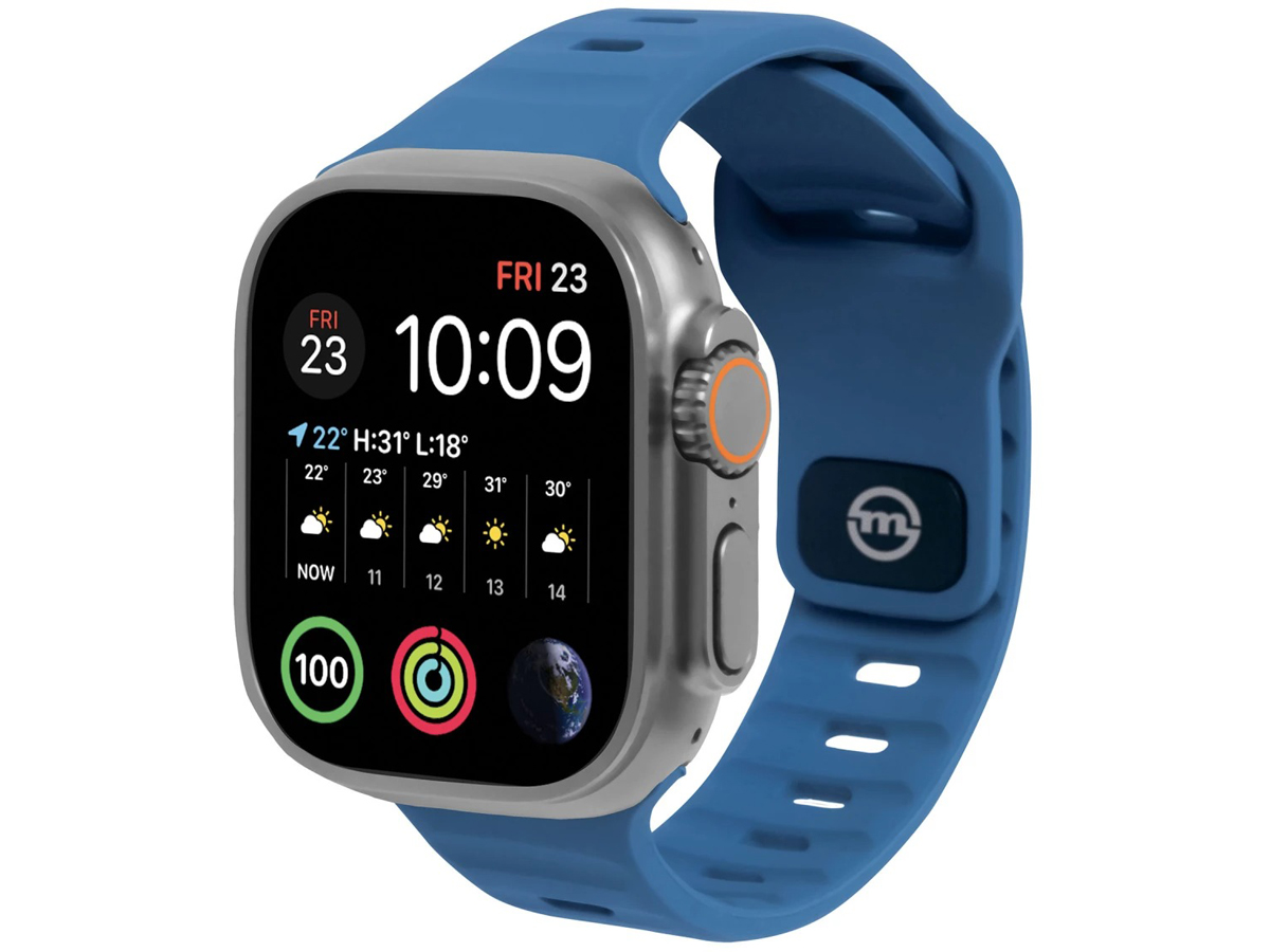 Mobile Origin Strap für Apple Watch 49/45/44/42mm Blau - Allgemeine Ansicht