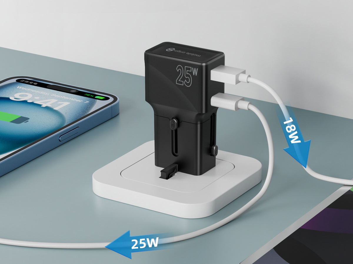 Mobile Origin Reiseadapter Stromversorgung