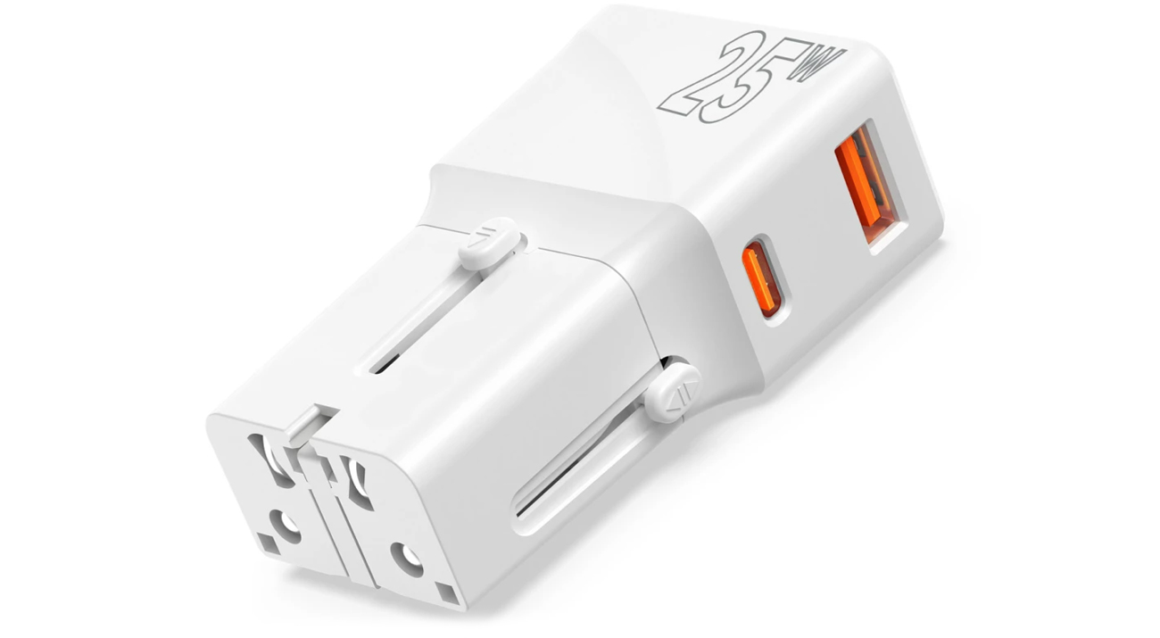 Mobile Origin Reiseadapter 25W EU/US/UK/AU weiß