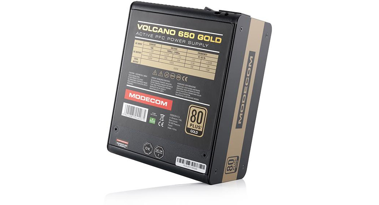 MODECOM Volcano 650 Gold technologie