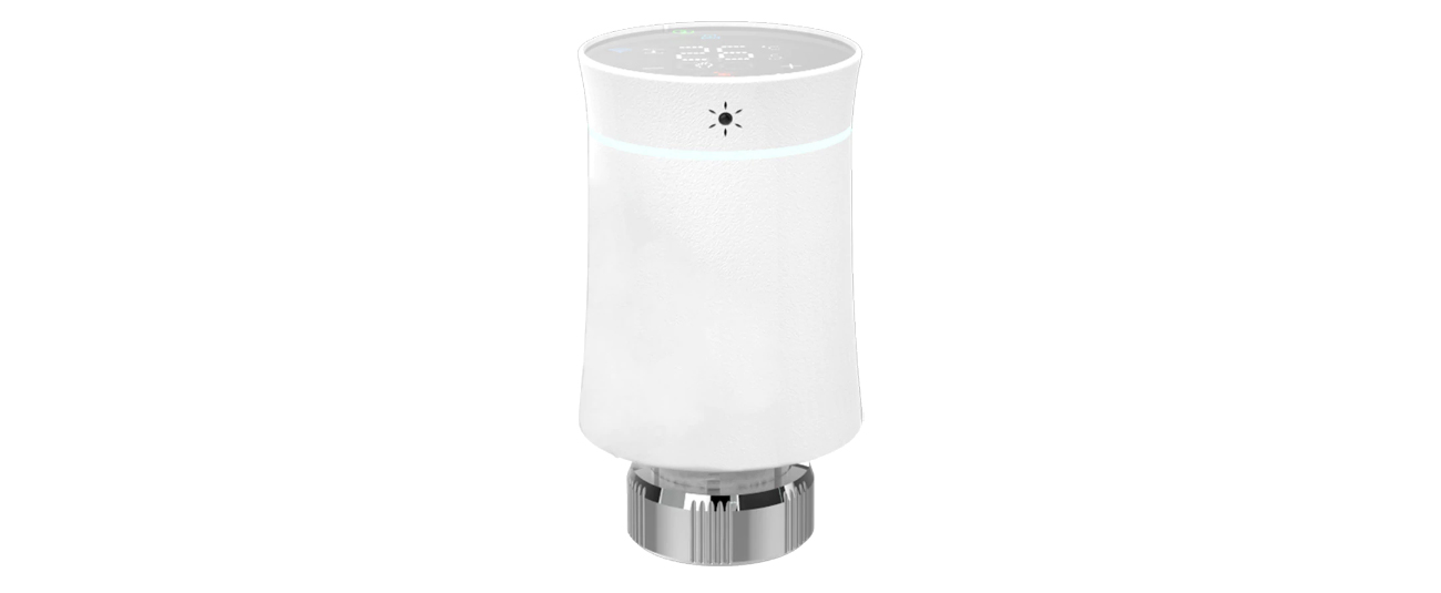 MOES Intelligenter Heizkörperthermostat Weiß TUYA