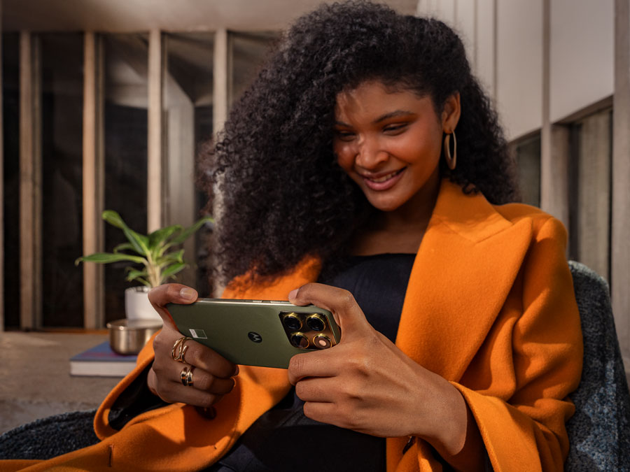 Motorola edge 70 Bildschirm