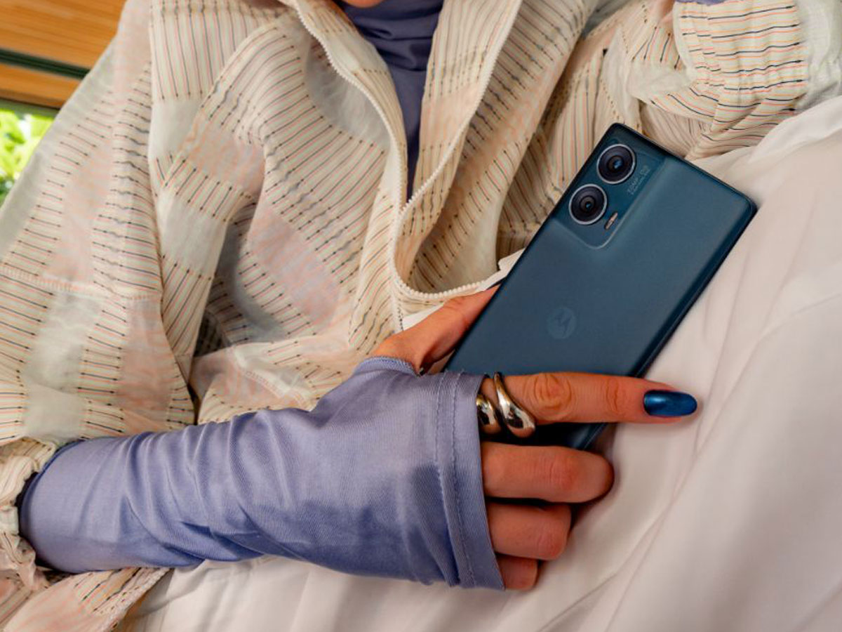 Motorola edge 50 fusion in Dunkelblau