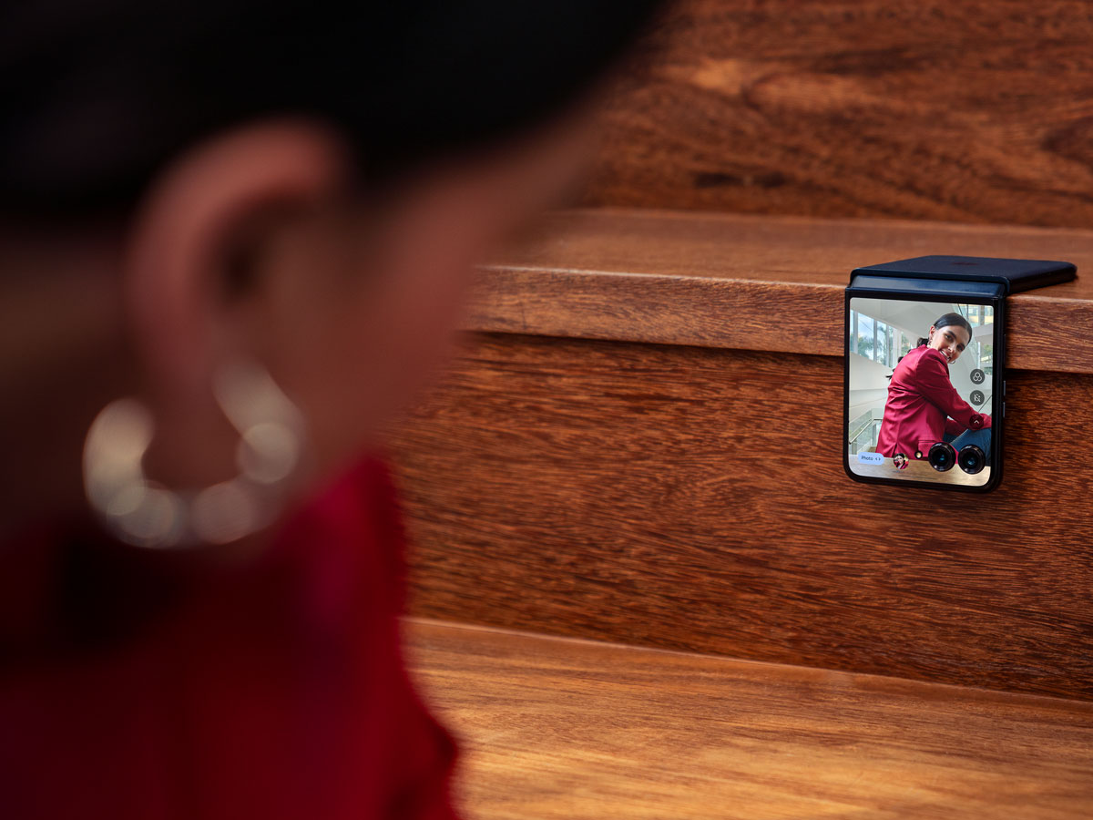 Motorola razr 50 ultra 5G Scharnierkonstruktion und Anwendung