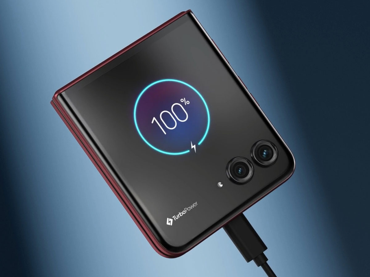 Motorola razr 60 ultra 5G Schnellladen mit TurboPower