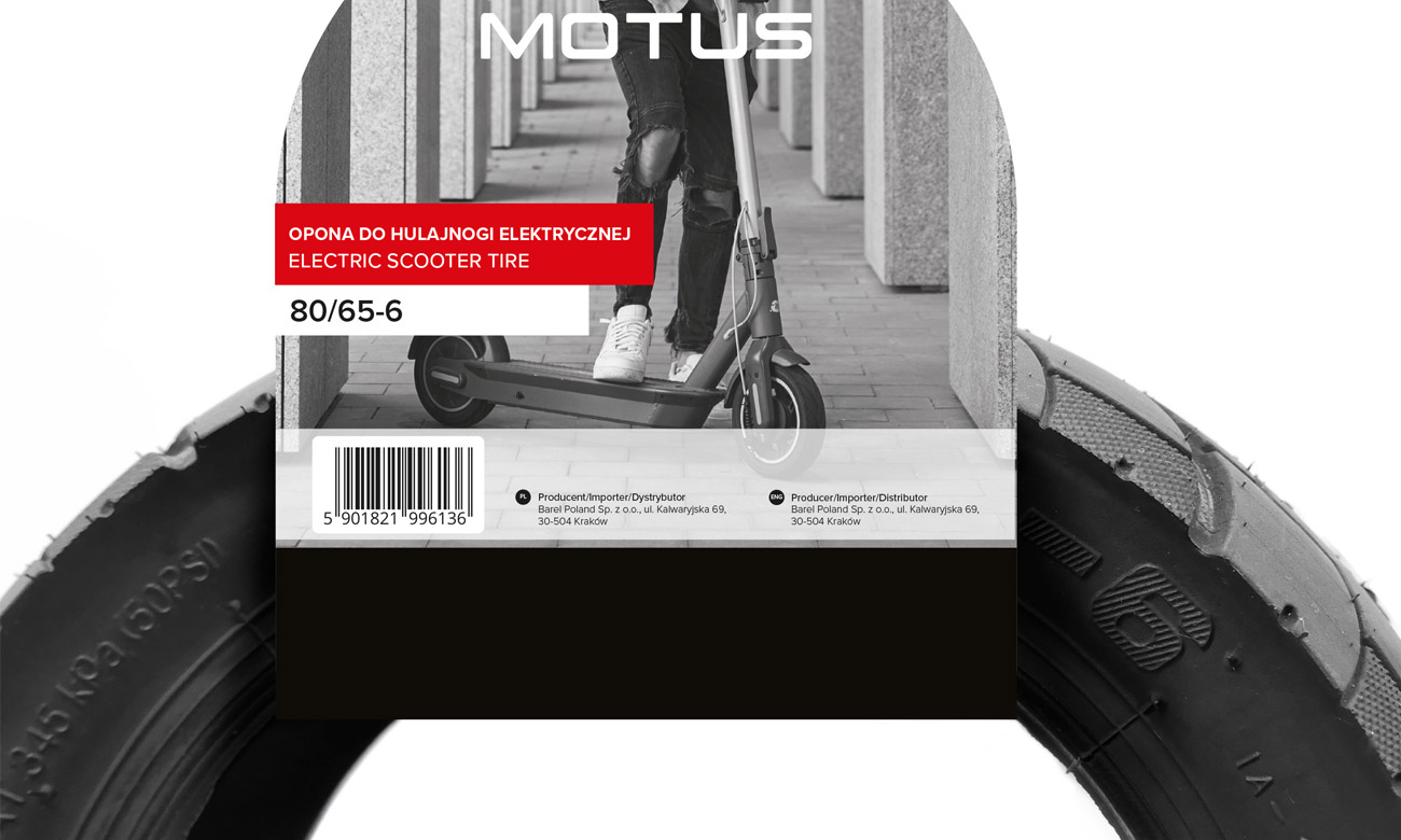 Reifen Motus 10'' Straßen 80/65-6