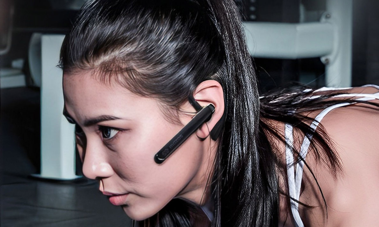 Bezprzewodowa słuchawka Bluetooth do rozmów Mozos 880 - Zaawansowana technologia poprawiająca jakość rozmów