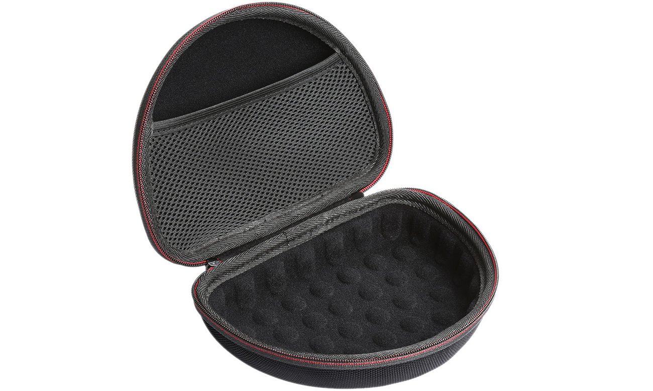 Etui Mozos Mcase HC005 für Over-Ear-Kopfhörer - Vorderansicht im Winkel, geöffnet