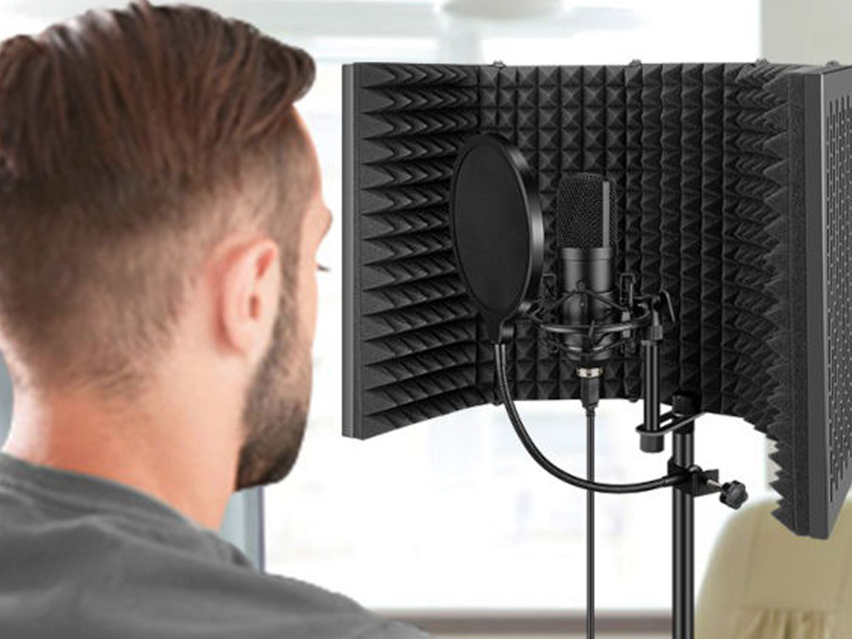 Akustikkabine für Mikrofon Mozos 5P - Lifestyle-Grafik
