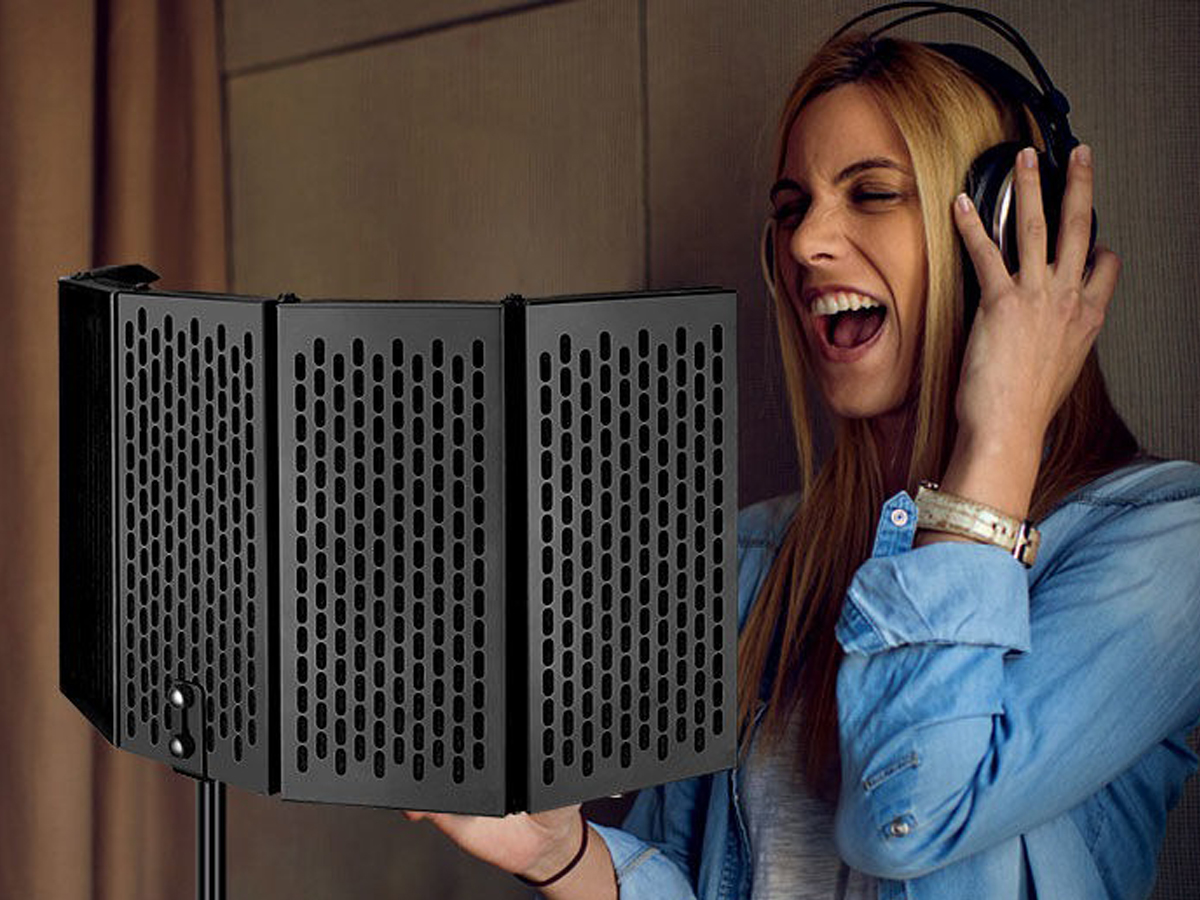 Akustikkabine für Mikrofon Mozos 5P - Lifestyle-Grafik