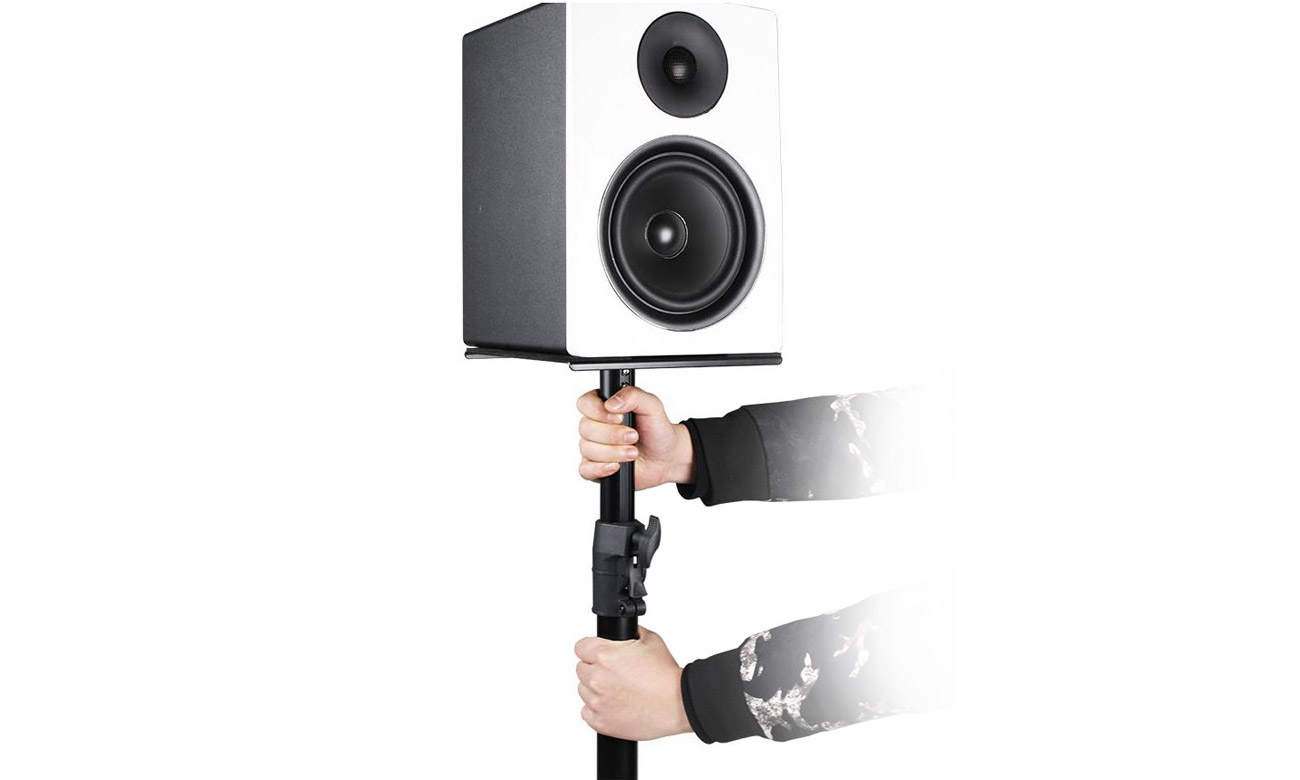 Stative für Studiomonitore Mozos MSS4-SET (2 Stück) - Halbautomatisches Einstellsystem