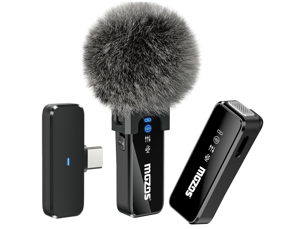 Mozos MX2-DUAL kabellose Mikrofone für das Telefon