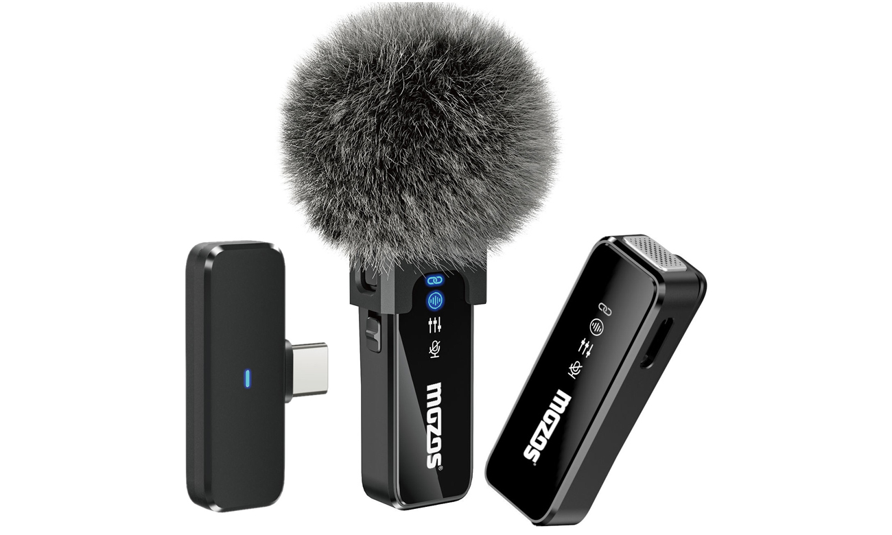 Mozos MX2-DUAL kabellose Mikrofone für das Telefon