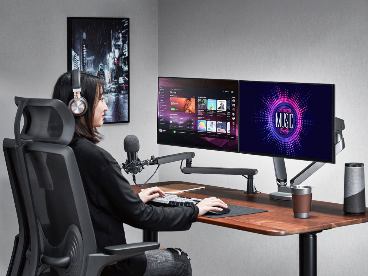 Mozos SB40-LOW Niedrigprofil-Mikrofonarm