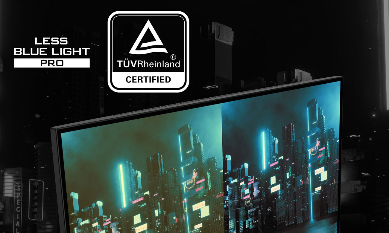 Less Blue Light Pro Technologie