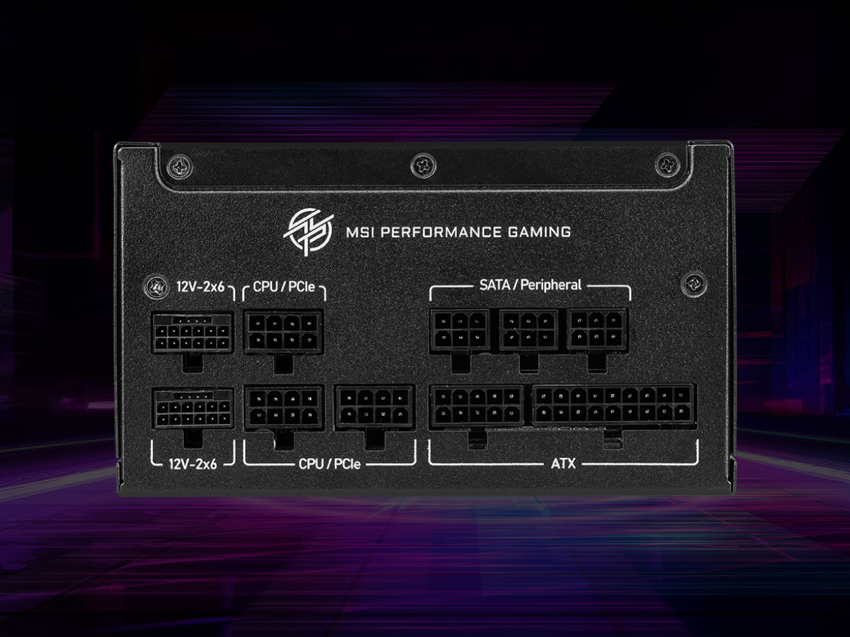 MSI MPG GS 850 W 80 Puls Gold ATX 3.1