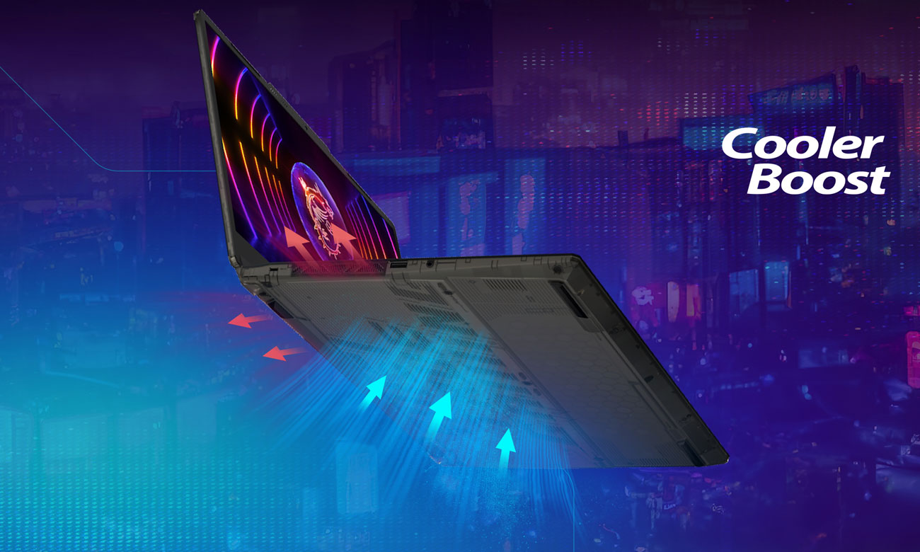 MSI Cyborg 15 chłodzenie