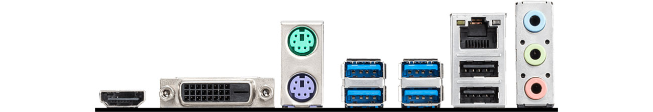 MSI A520M-A PRO - Anschlüsse