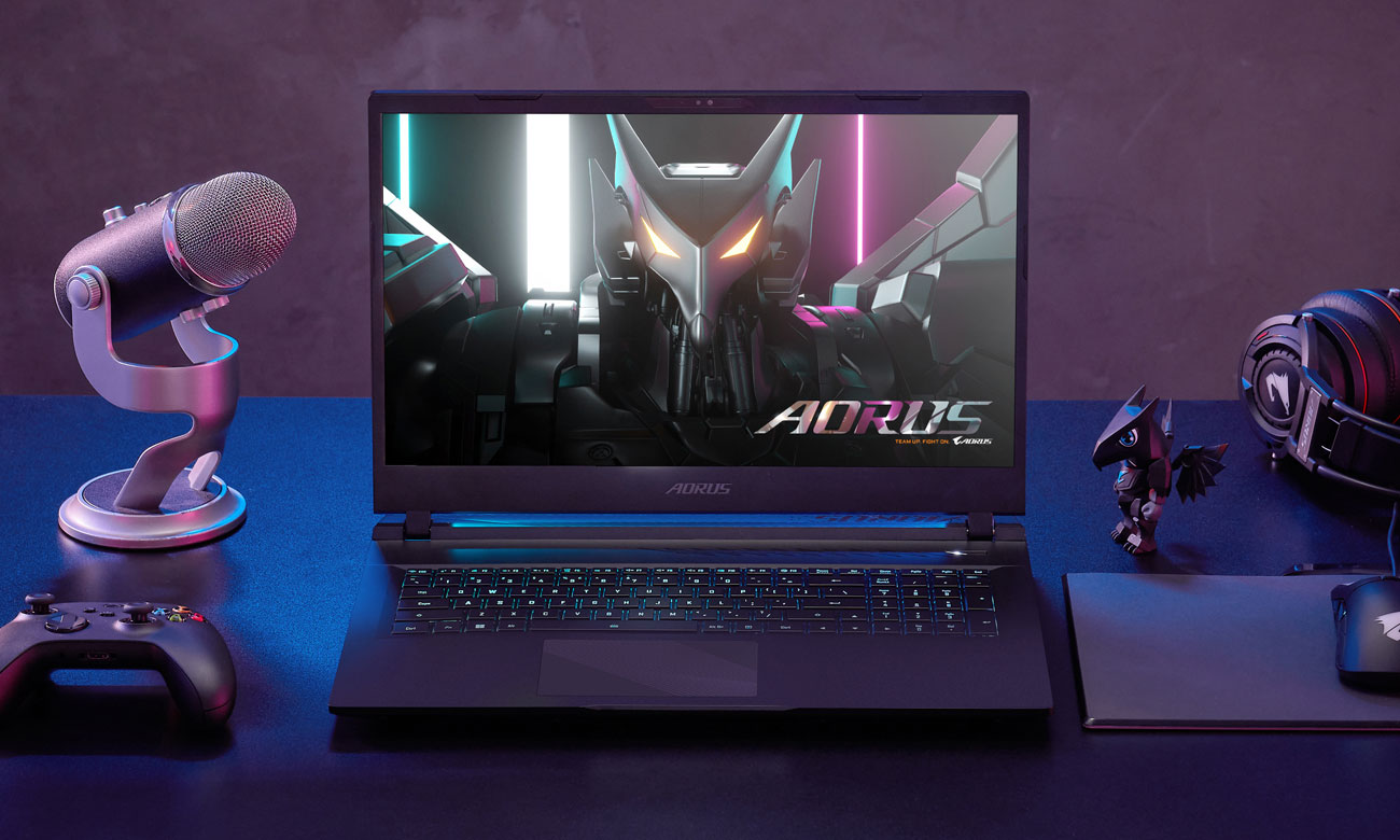 Gigabyte AORUS 17 BKF stanowisko gracza