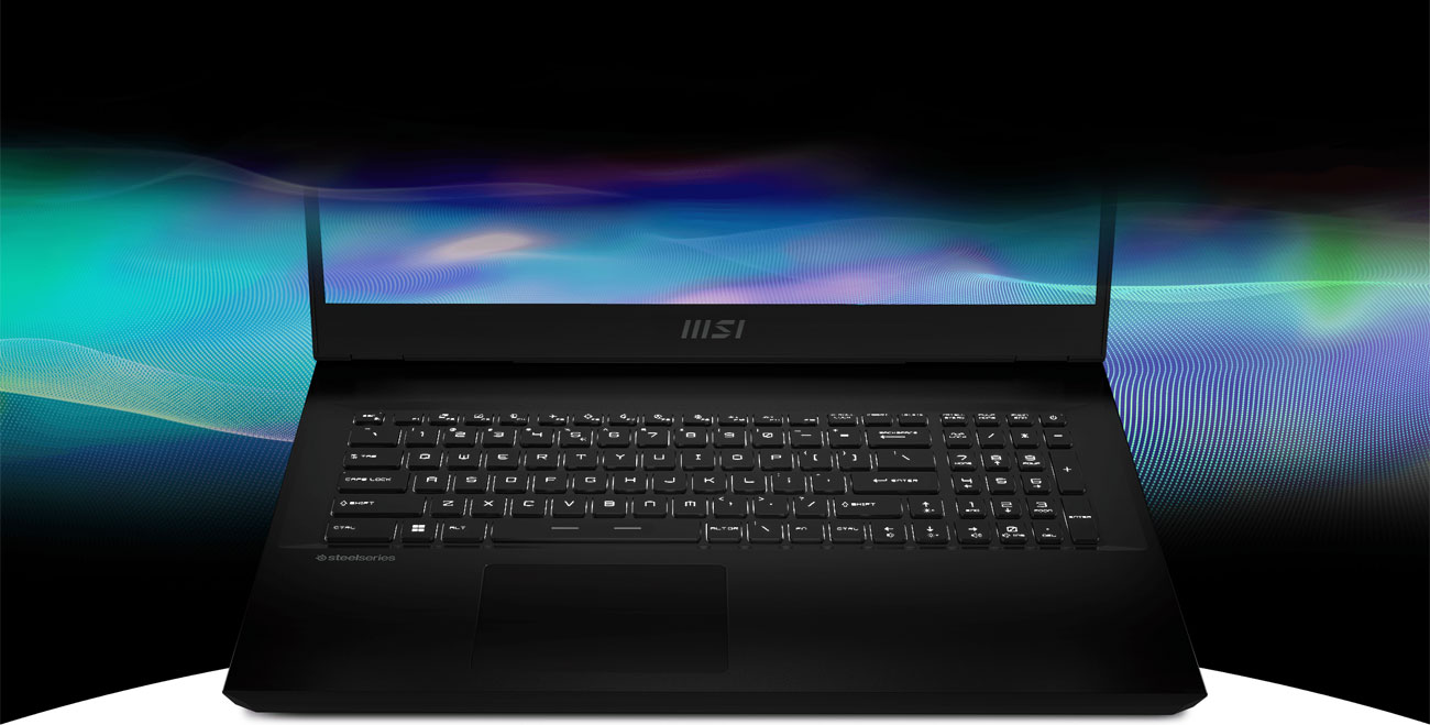 MSI Alpha 17 klawiatura SteelSeries 