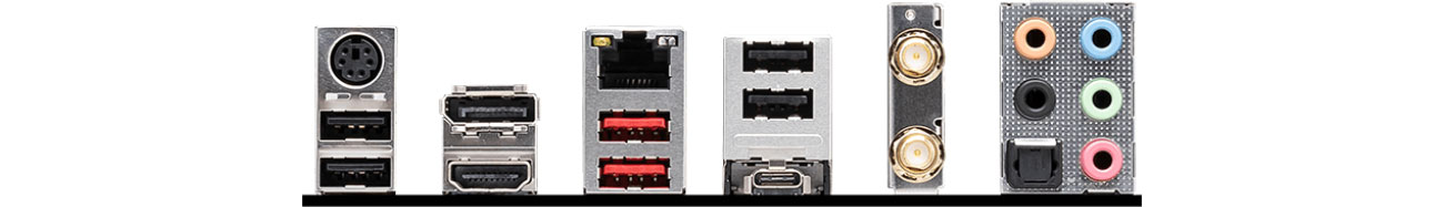 MSI B760 GAMING PLUS WiFi Ports