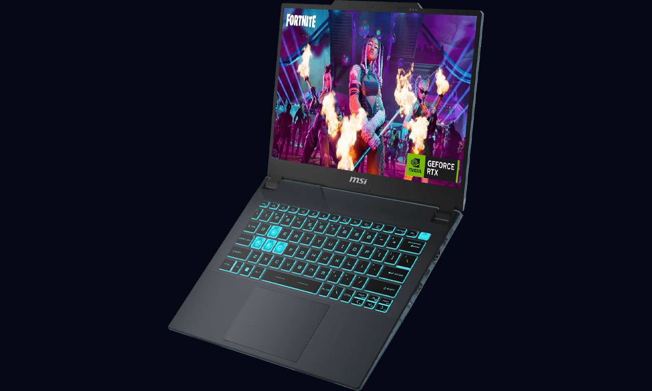 MSI Cyborg 14 beleuchtete Tastatur