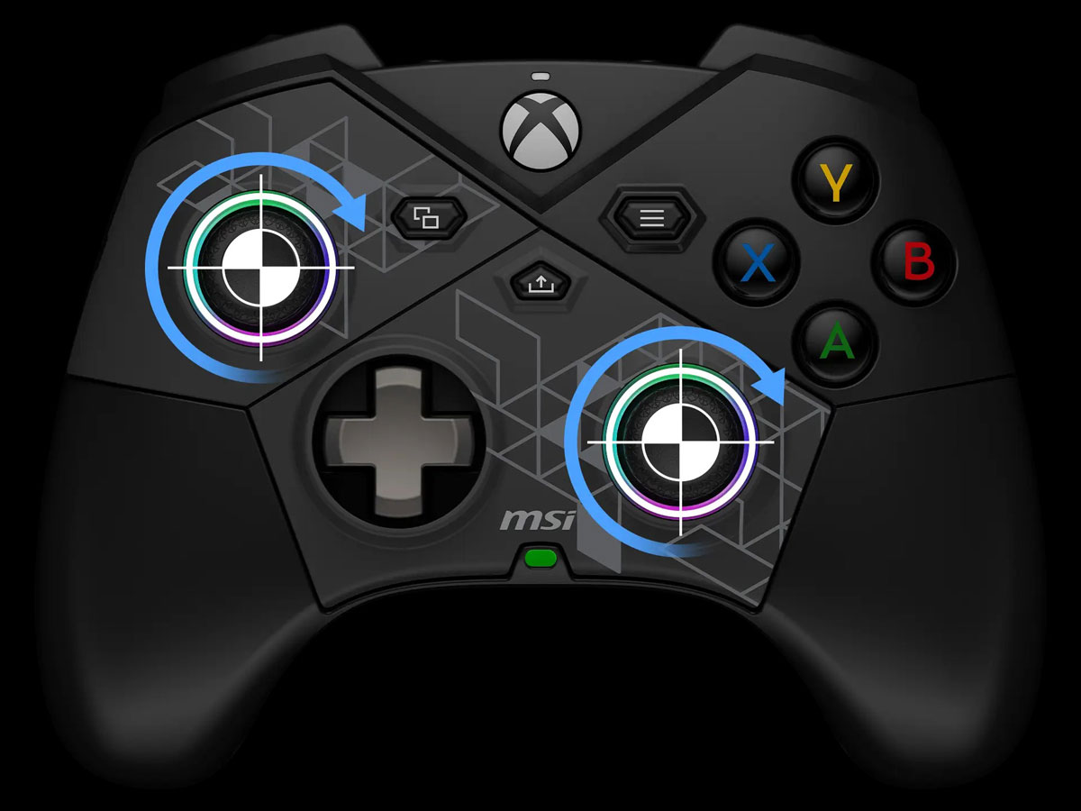 Controller MSI Force Pro Wireless Schwarz - Lifestyle-Grafik