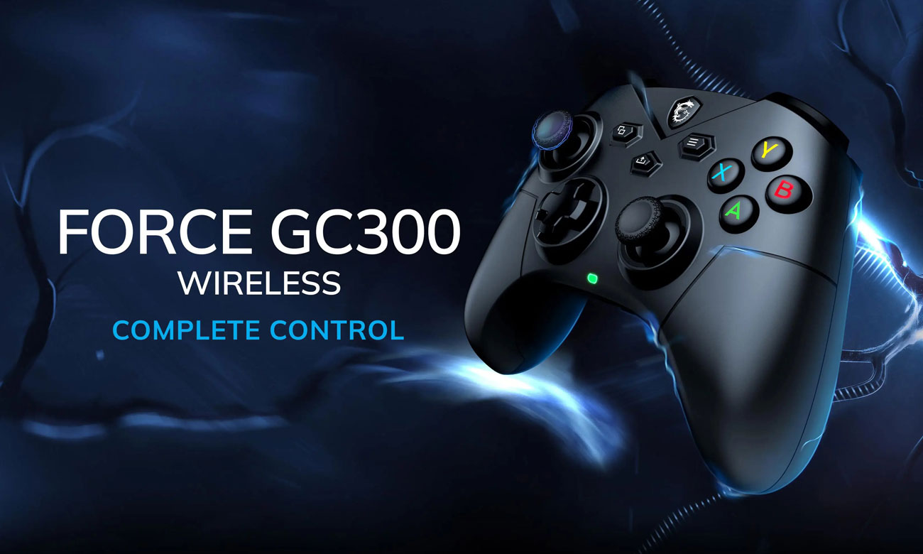 MSI Force GC300 Wireless Controller – Key-Art-Grafik