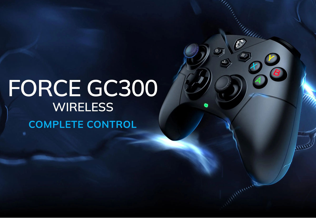 MSI Force GC300 Wireless Controller – Key-Art-Grafik